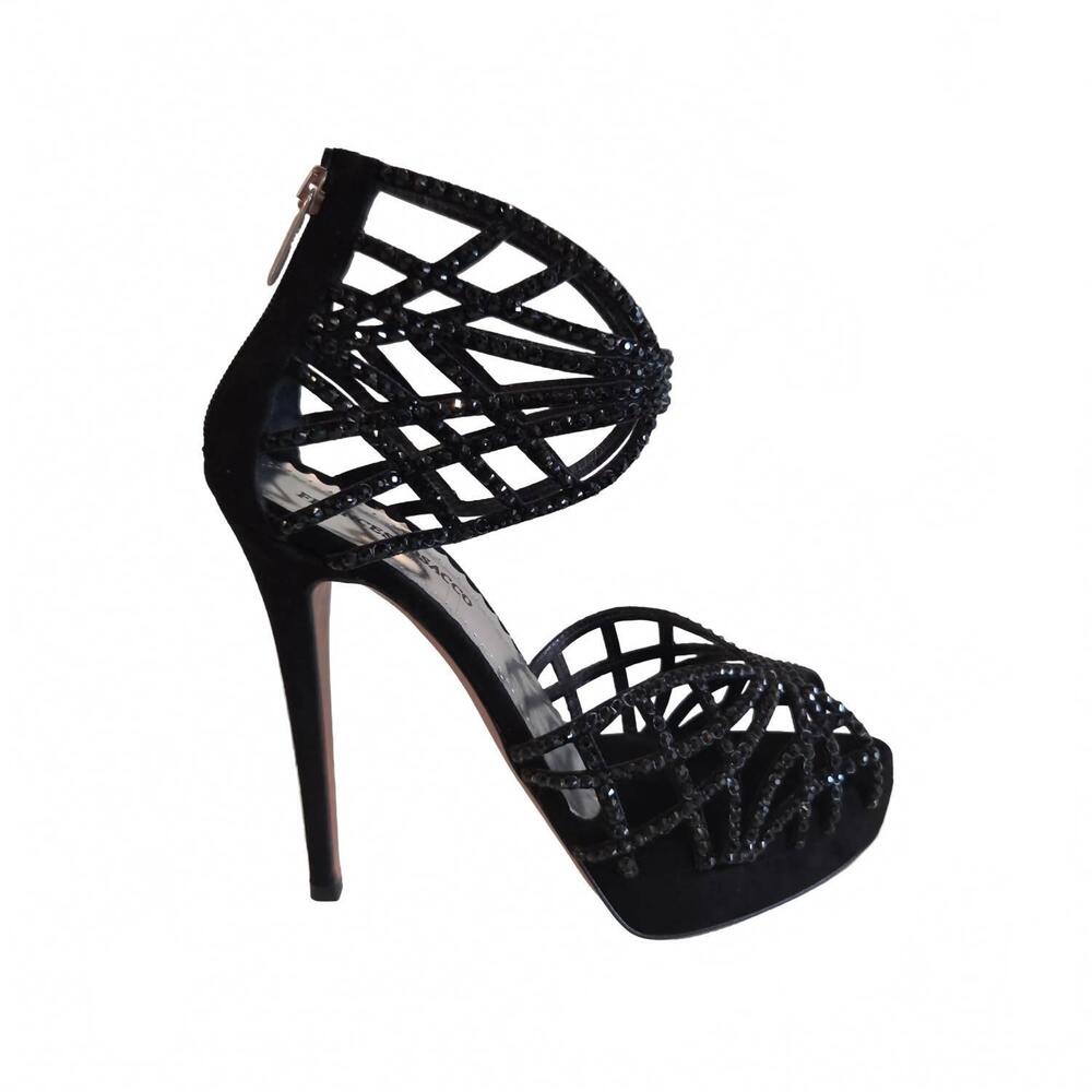 NEW FRANCES COSACCO women's stiletto pointed toe heel in black